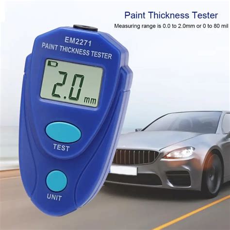 paint test car|tool for measuring paint thickness.